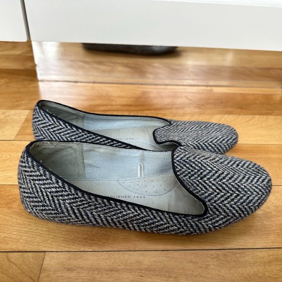Gap Blue White Black Flats Size 8 - Picture 3 of 4